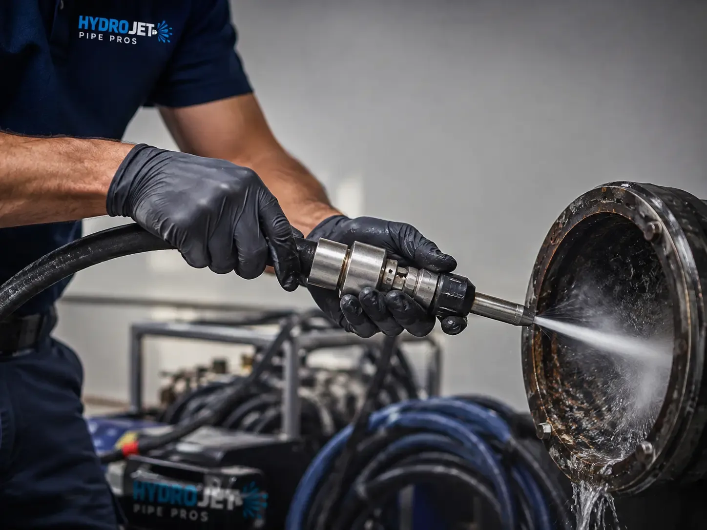 Hydro Jet Pipe Descaling in Protem, MO